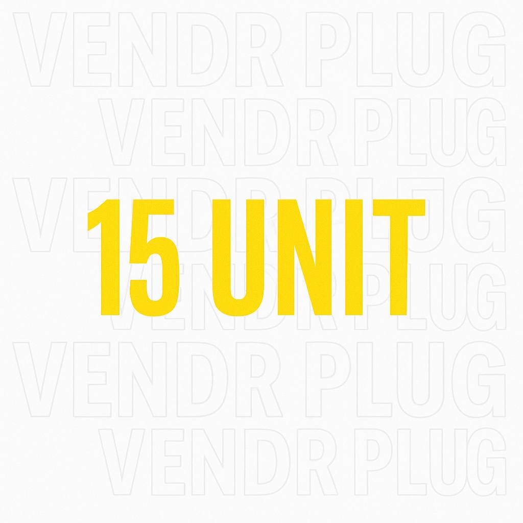 15 Units – Custom Digital Order
